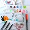 VEESA Fabric Markers, 24 Colors Permanent Fabric Paint Marker for Clothes, Fine Point Textile Marker Pen for T-Shirt Shoes, Non-Toxic & Kid Safe